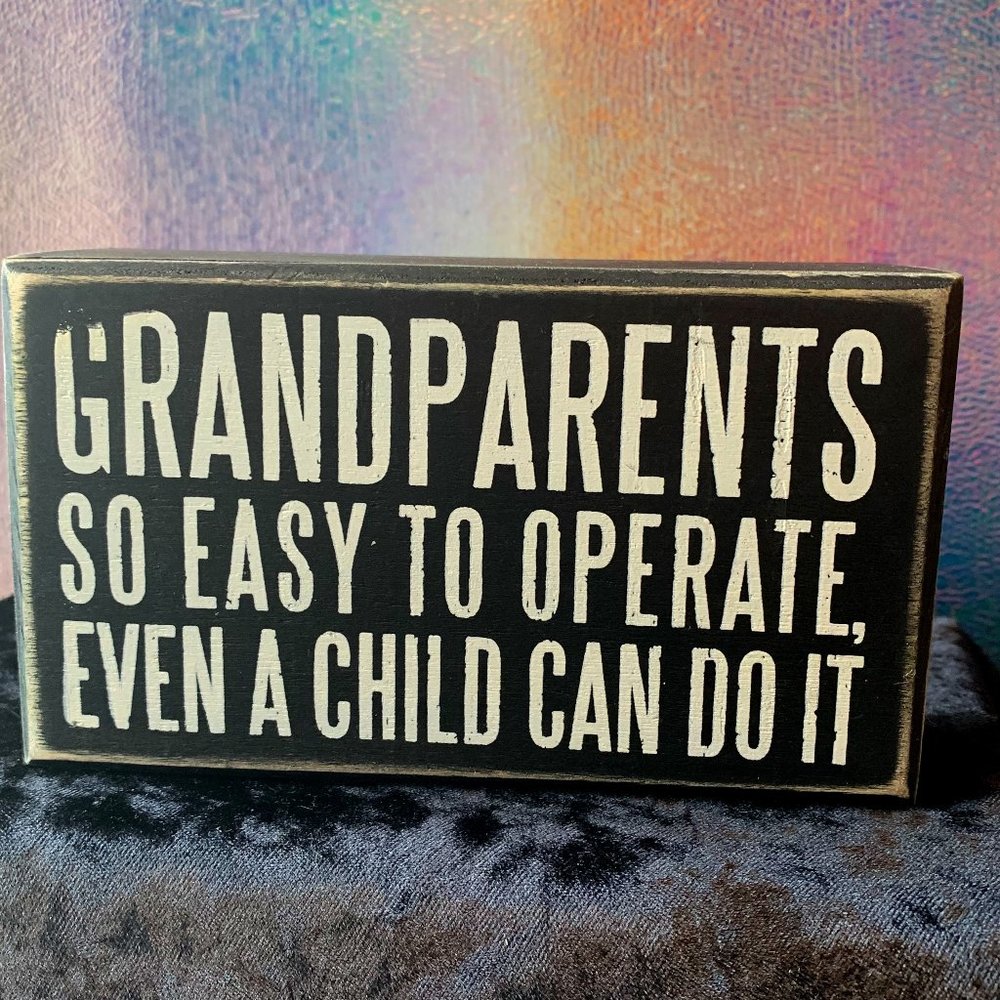 Grandparents Wood Art By Kathy